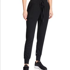 Terez Waffle Knit Sweatpants Black